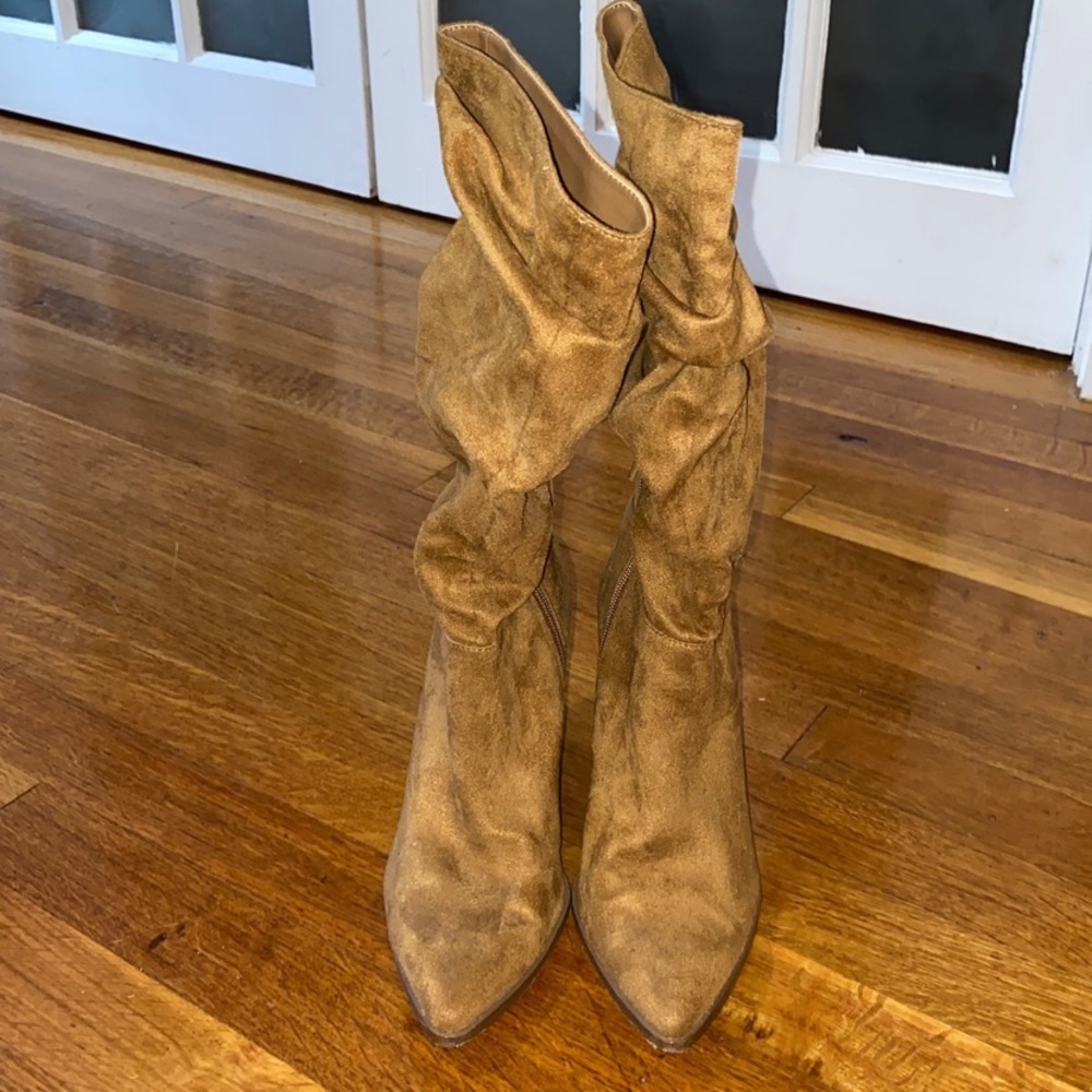 Jessica Simpson Wedge Mid Calf Boots size 7